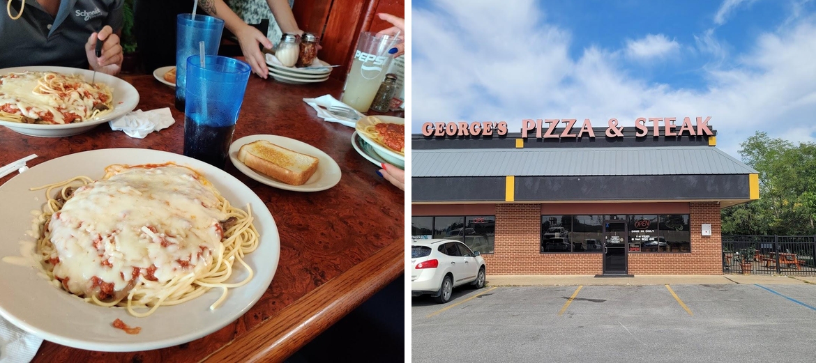 George's Pizza and Steak Menu